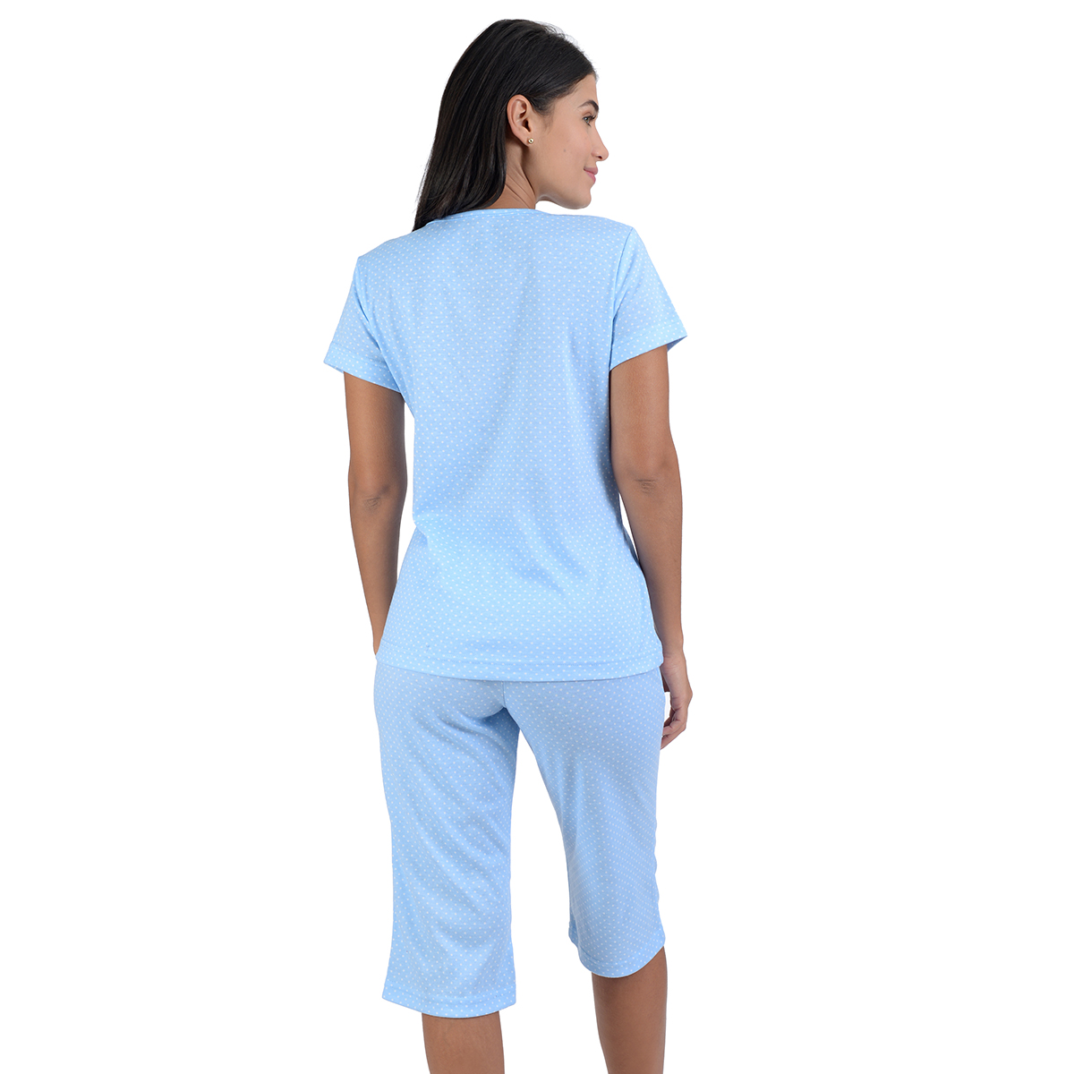 Pijama Mujer Nite Nite 604 Manga corta y Pantalón Capri