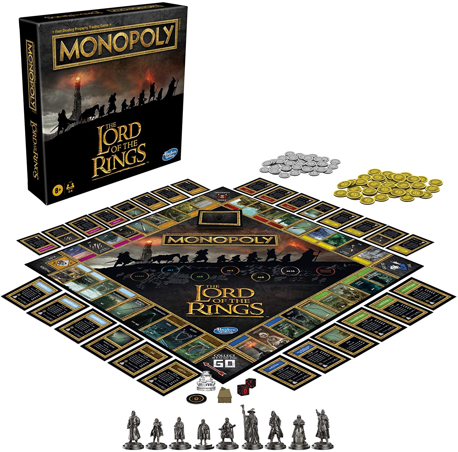 Hasbro Monopoly: Señor De Los Anillos Juego De Mesa. Nuevo