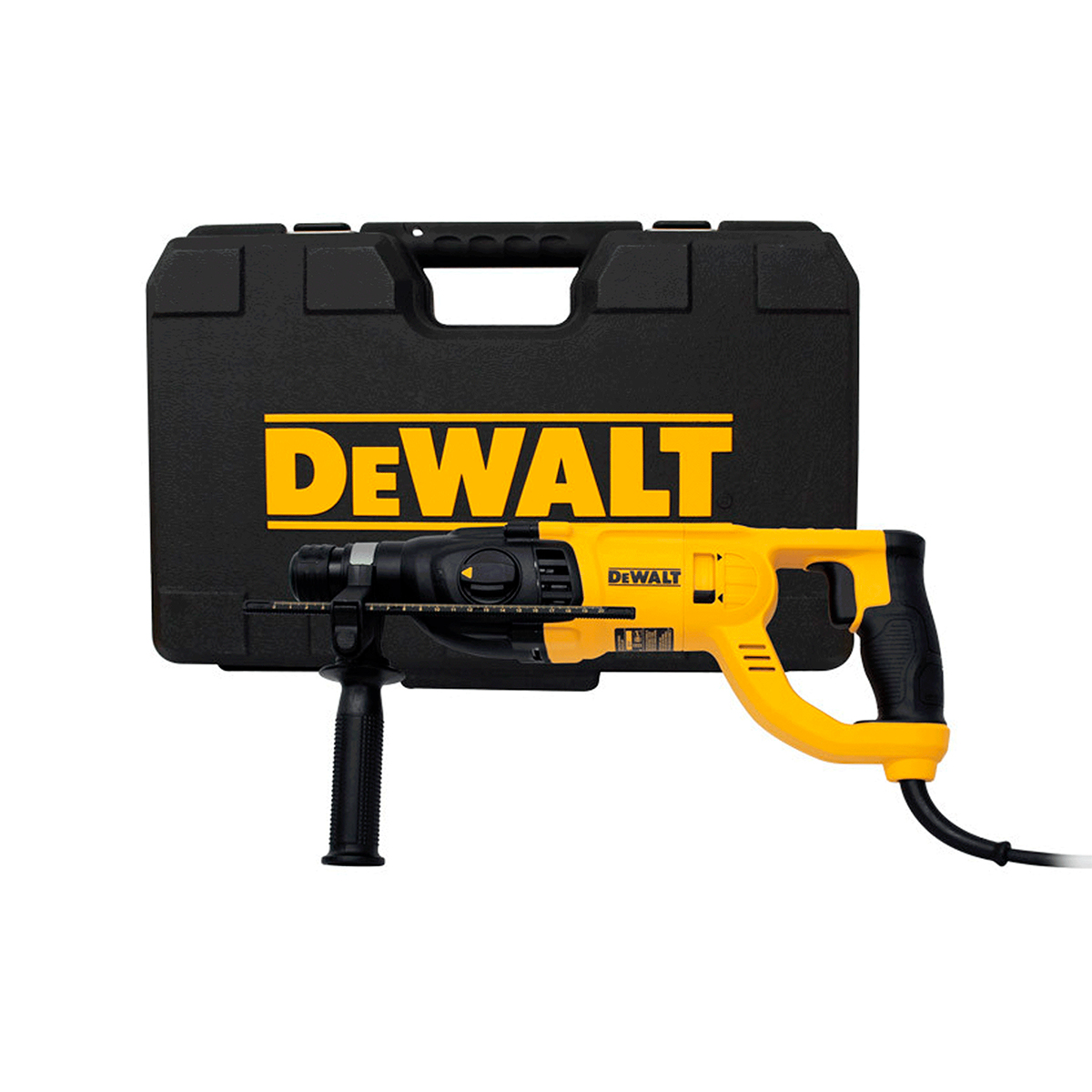 Rotomartillo Sds Plus 800w Dewalt D25260k-b3 + Juego de Brocas y Cinceles Sds Plus MAKITA D-31734 CON 13 PIEZAS