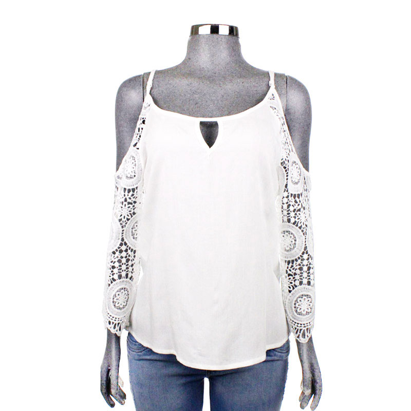 Blusa Moda Mujer Hombro Descubierto Manga Larga V-k113