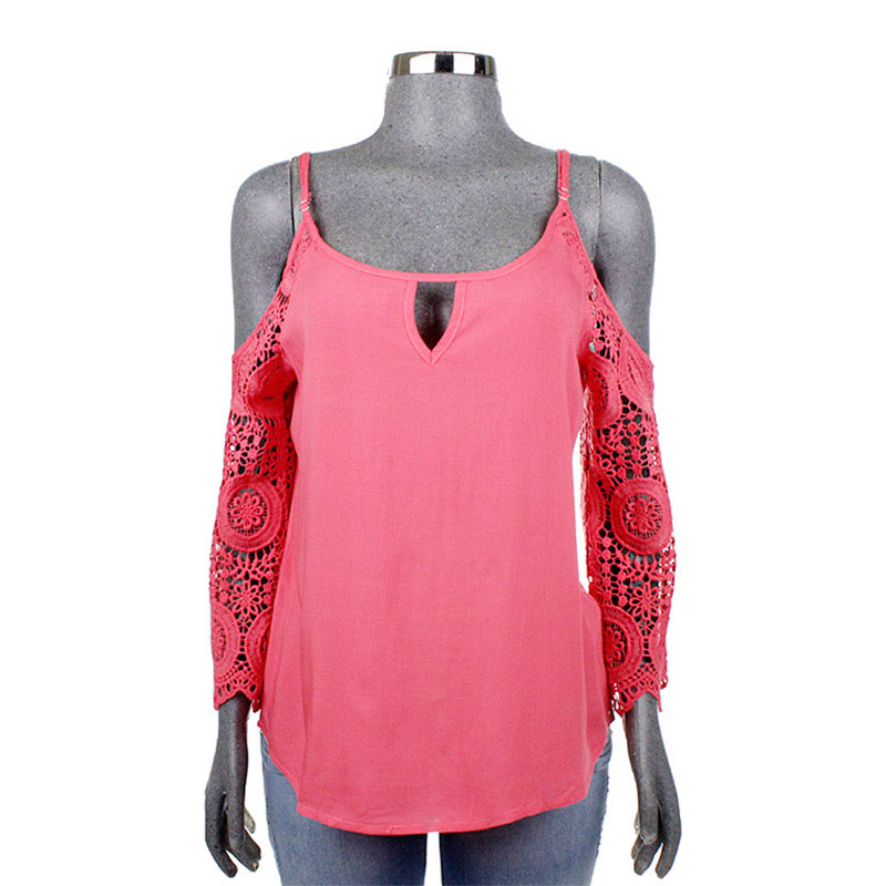 Blusa Moda Mujer Hombro Descubierto Manga Larga V-k113