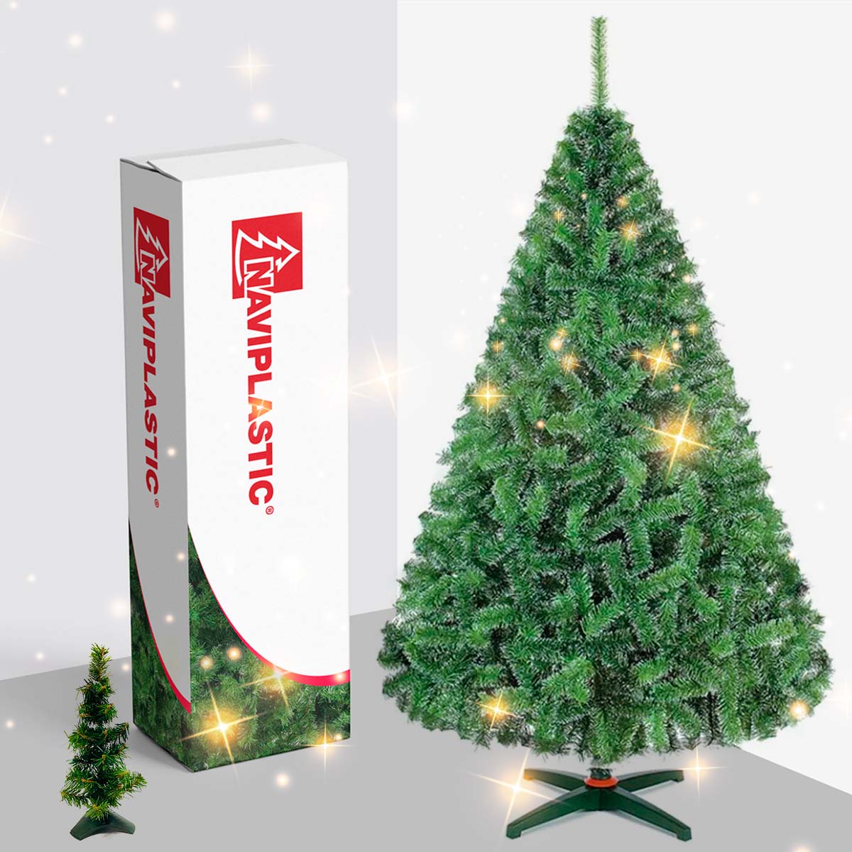 Árbol de Navidad 1.90 Monarca de Lujo Naviplastic ® 