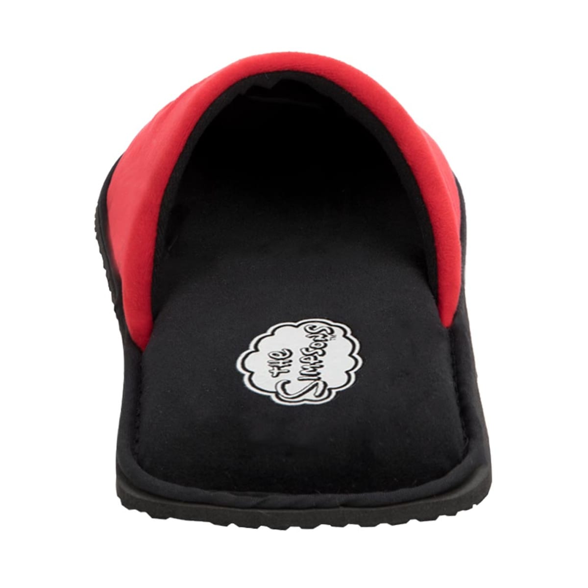 Pantuflas para hombre, rojas, confort tipo sueco, con el rostro de Homero Simpson, mod. 989624