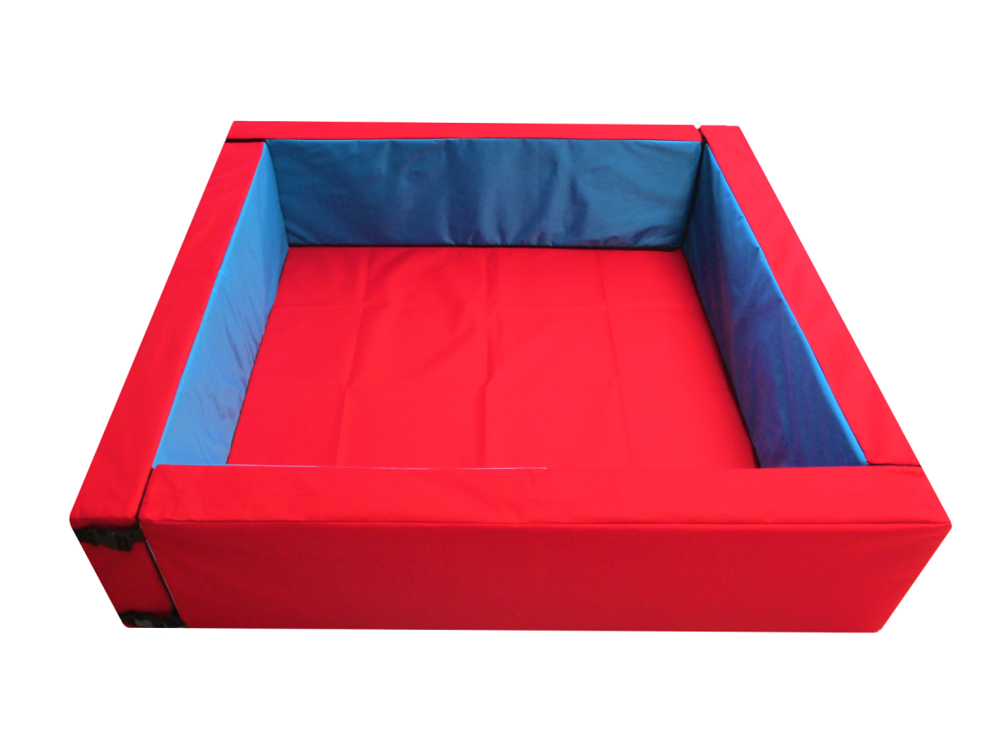 Alberca Cuadrada de Pelotas con 100 pelotas