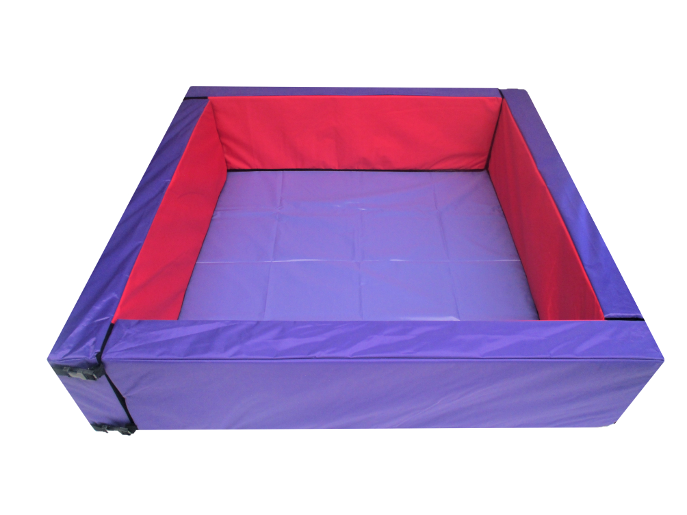 Alberca Cuadrada de Pelotas con 100 pelotas