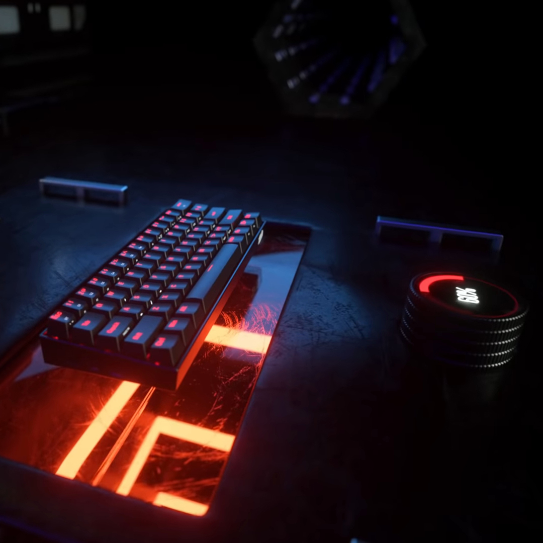 Teclado Gamer Redragon Draconic RGB Inalámbrico - Alámbrico