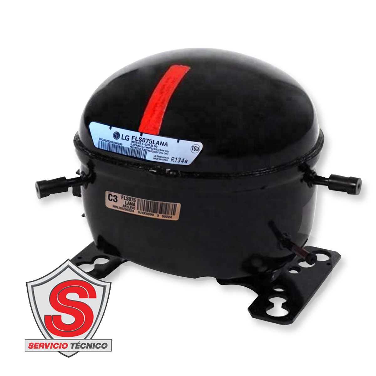 Compresor Para Refrigerador LG Original Tca38091801