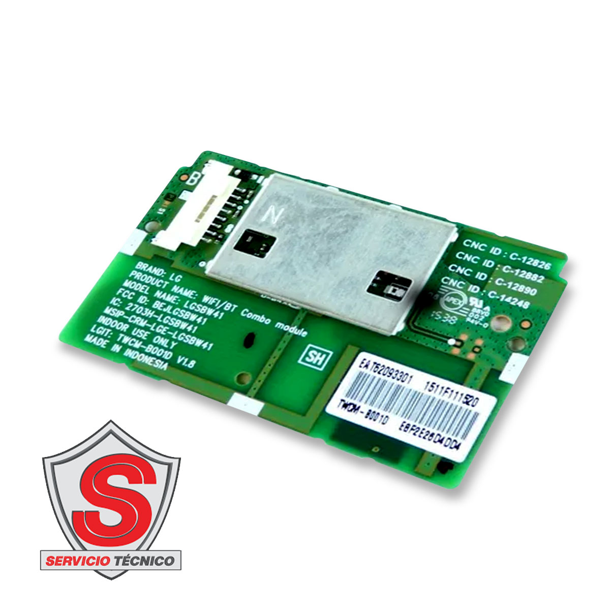 Modulo Wifi Eat62093301 Para Pantalla LG Original.