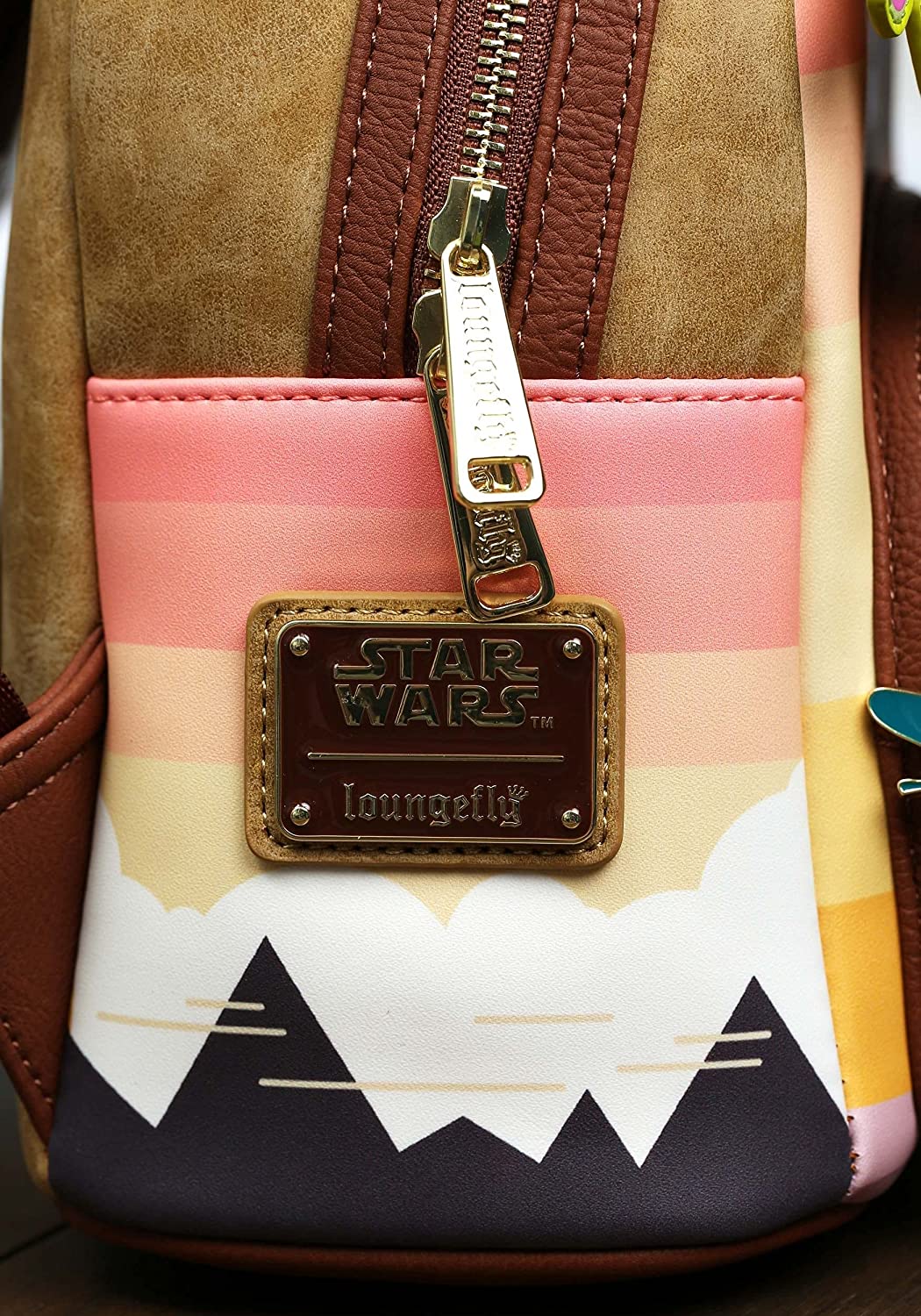 Loungefly Star Wars Baby Yoda & Mandalorian Bantha Ride Bolso Mini Backpack Bolsa Grogu El niño The Child Mando