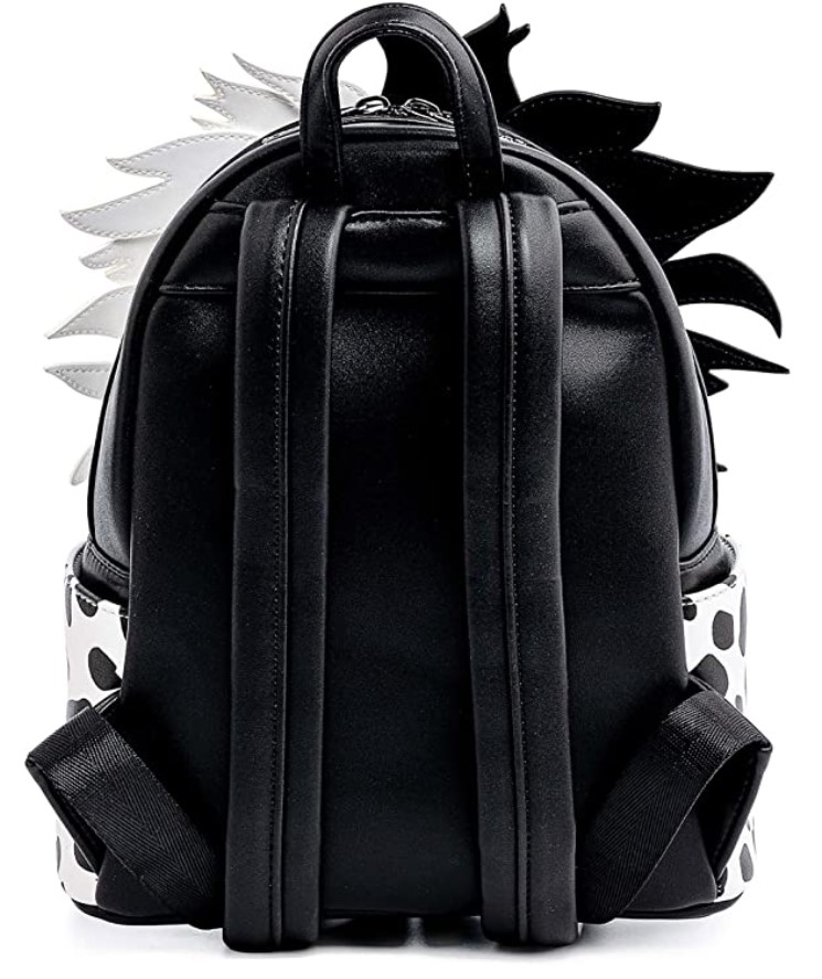 Loungefly Cruella de Vil Disney Villains Spots Bolso Mochila Mini Back Pack Bolsa