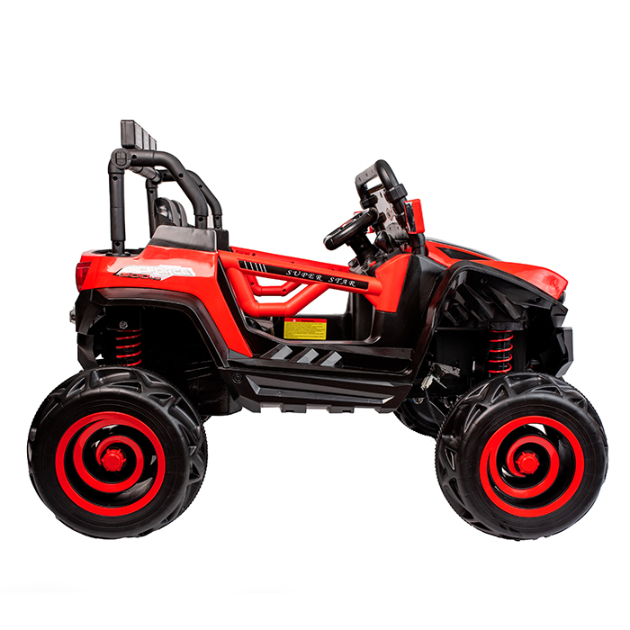 Carrito Montable Eléctrico Tipo Razer Color Rojo