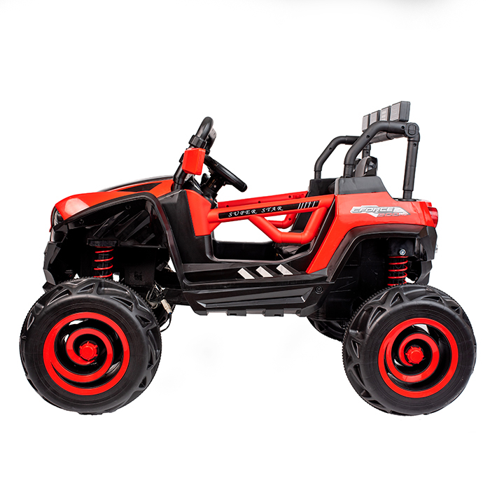 Carrito Montable Eléctrico Tipo Razer Color Rojo