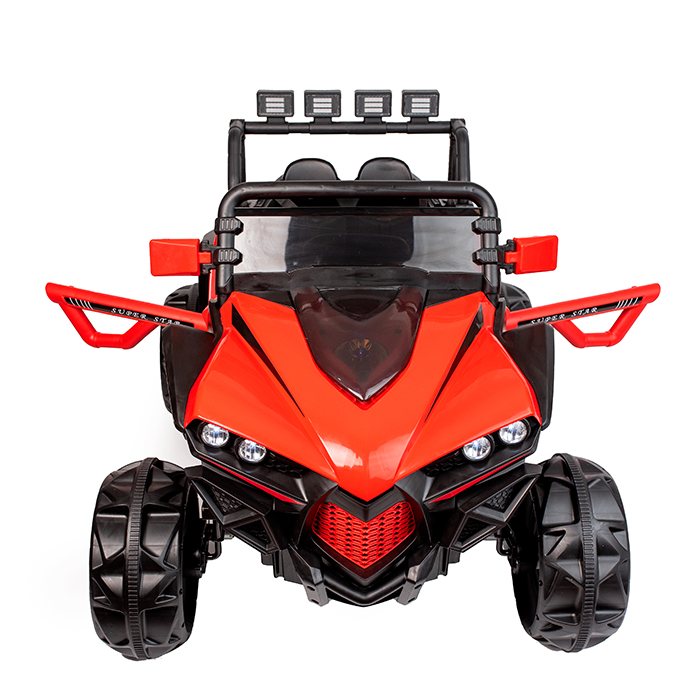 Carrito Montable Eléctrico Tipo Razer Color Rojo