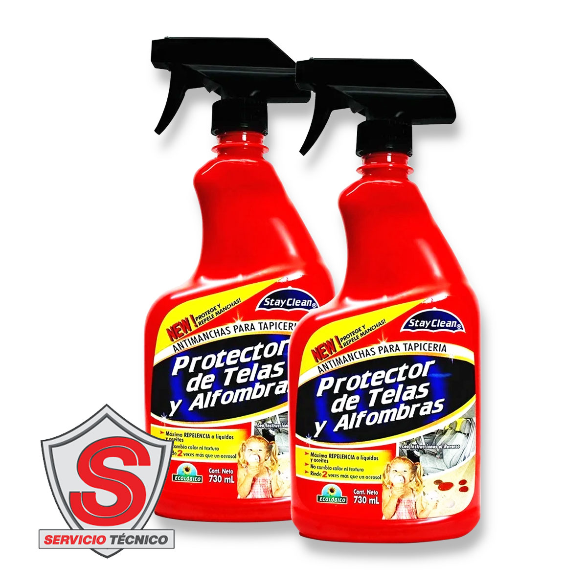 Kit Protección Y Limpieza De Telas Y Alfombras - Stay Clean