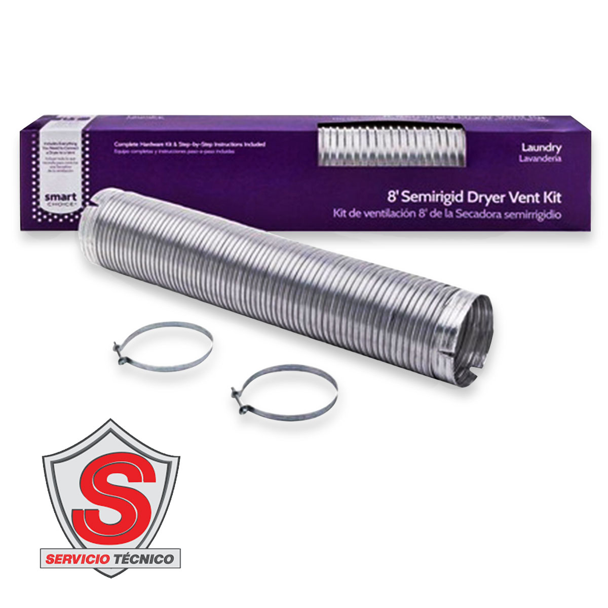 Ducto Semirrigido Original Para Secadora 2.4 M Universal