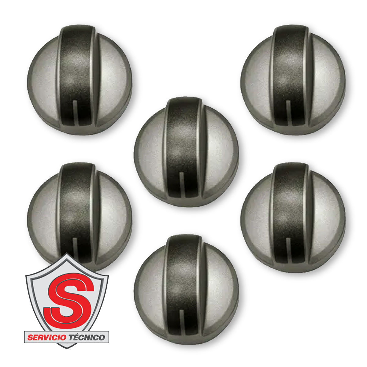 Perillas Originales Para Estufa Mabe - Kit De 6 Perillas