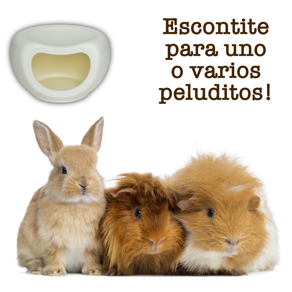 KE WOOW Casa cueva para gatos, perros y otras mascotas y asiento para niños. Casa 2 en 1 es casita y asiento, soporta hasta 50 kgs de peso. Tamaño mediano Color Blanco