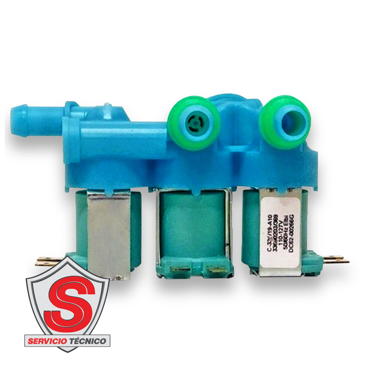 Válvula Original De Agua 3 Bobinas Samsung Dc62-00266g