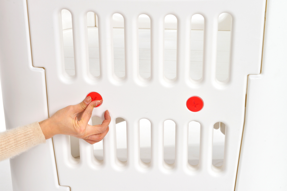 KE WOOW Cuna de lujo para perros, Cama de Noche Elevada para Perros, Gatos y otras Mascotas, Cunita para Cachorros y Gatitos, Dog's and Pets Cute Crib, Tamaño Mediano, Color Blanco