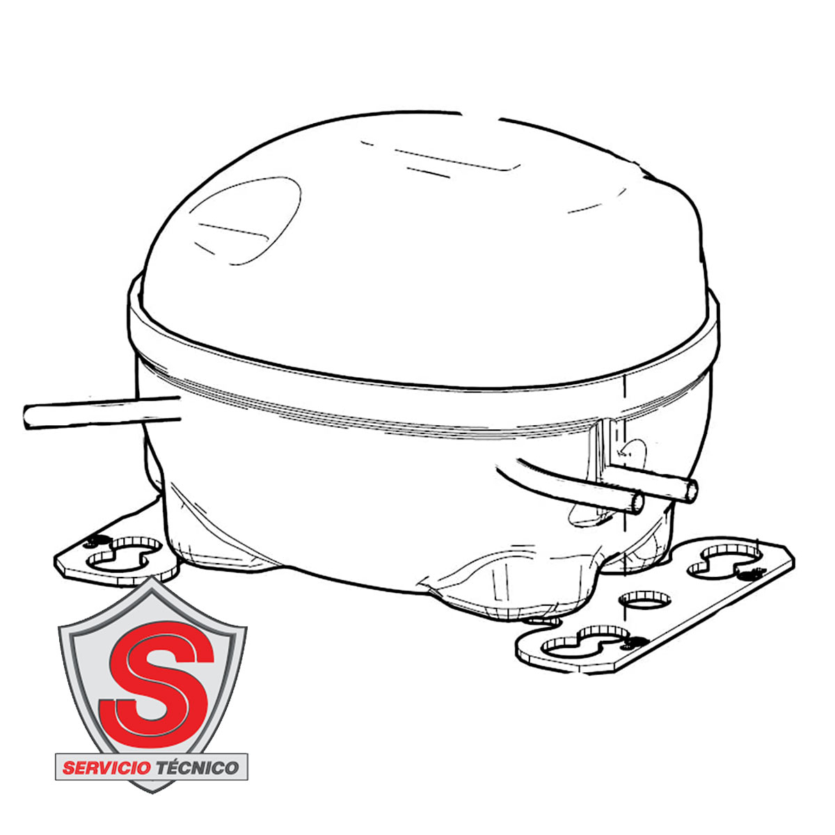 Compresor Original Para Refrigerador Samsung Msv172al2j/sm3.