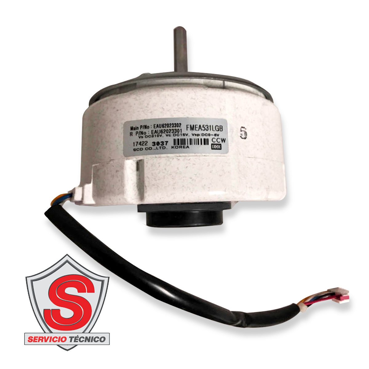 Motor Evaporador Aire Acondicionado LG Eau62023302 Original.