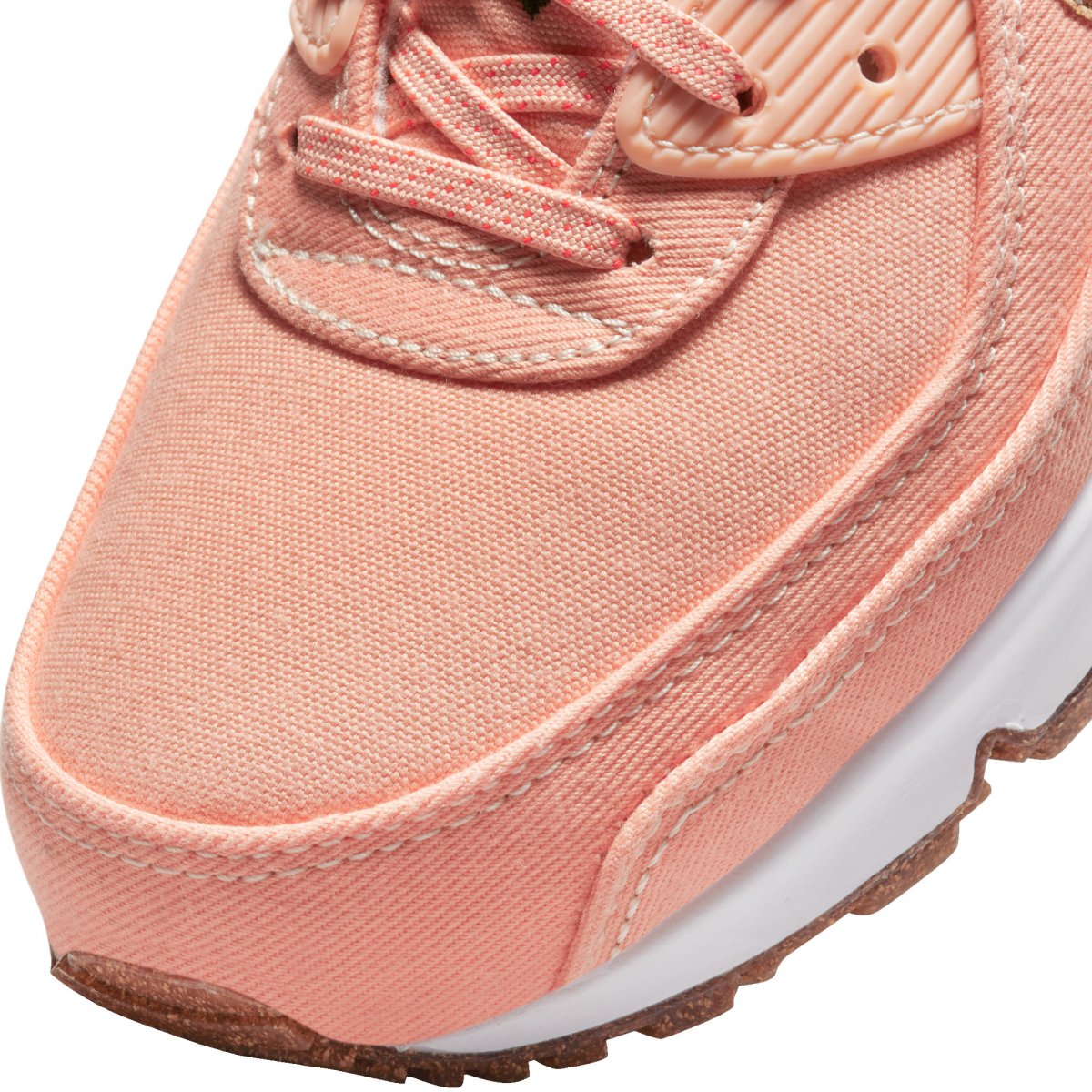 TENIS NIKE AIR MAX 90 CORAL CON CAFÉ RECYCLED PACK (DD0384-800)
