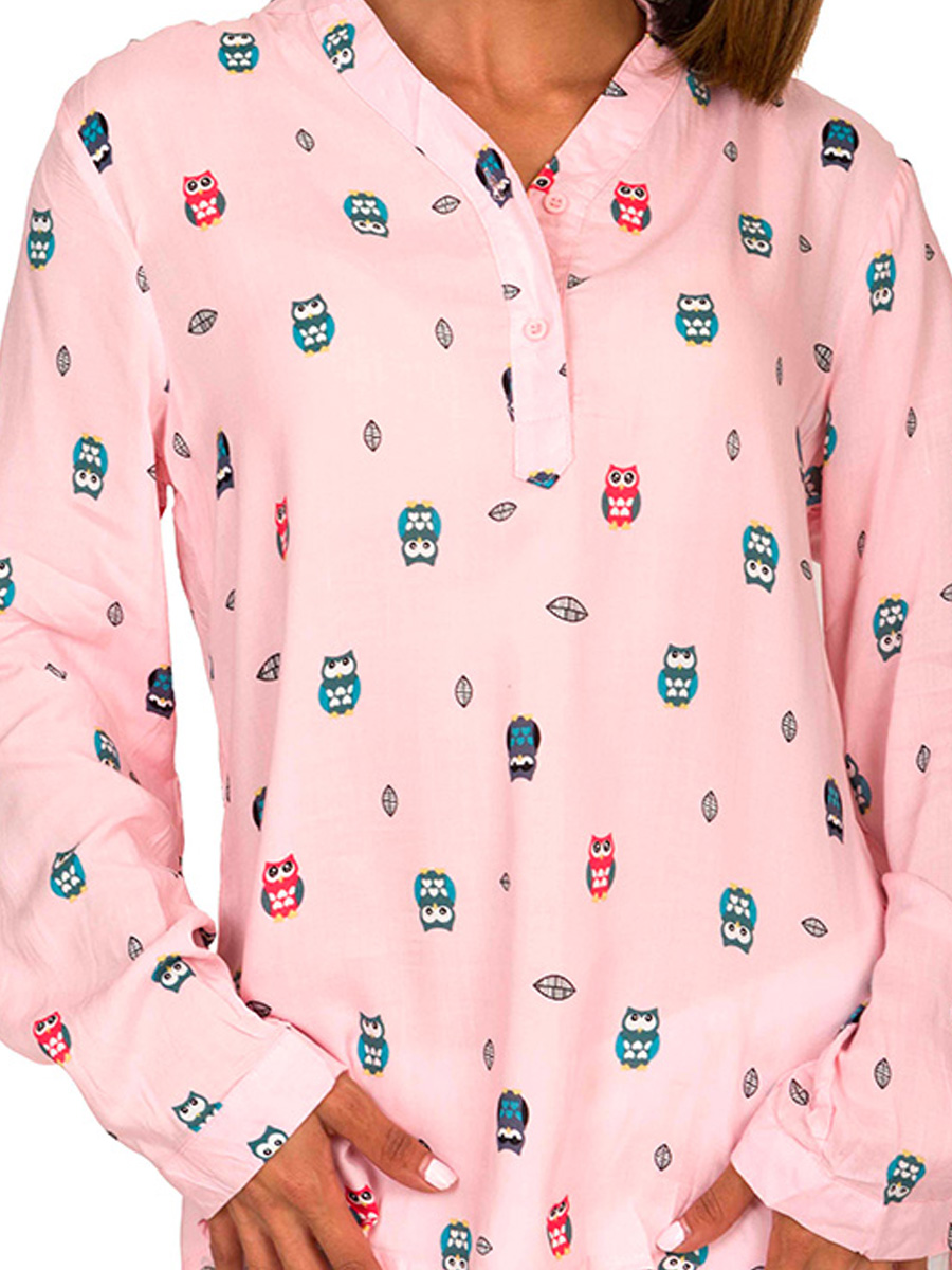 Blusa Mujer Moda Manga Larga V-K080-33