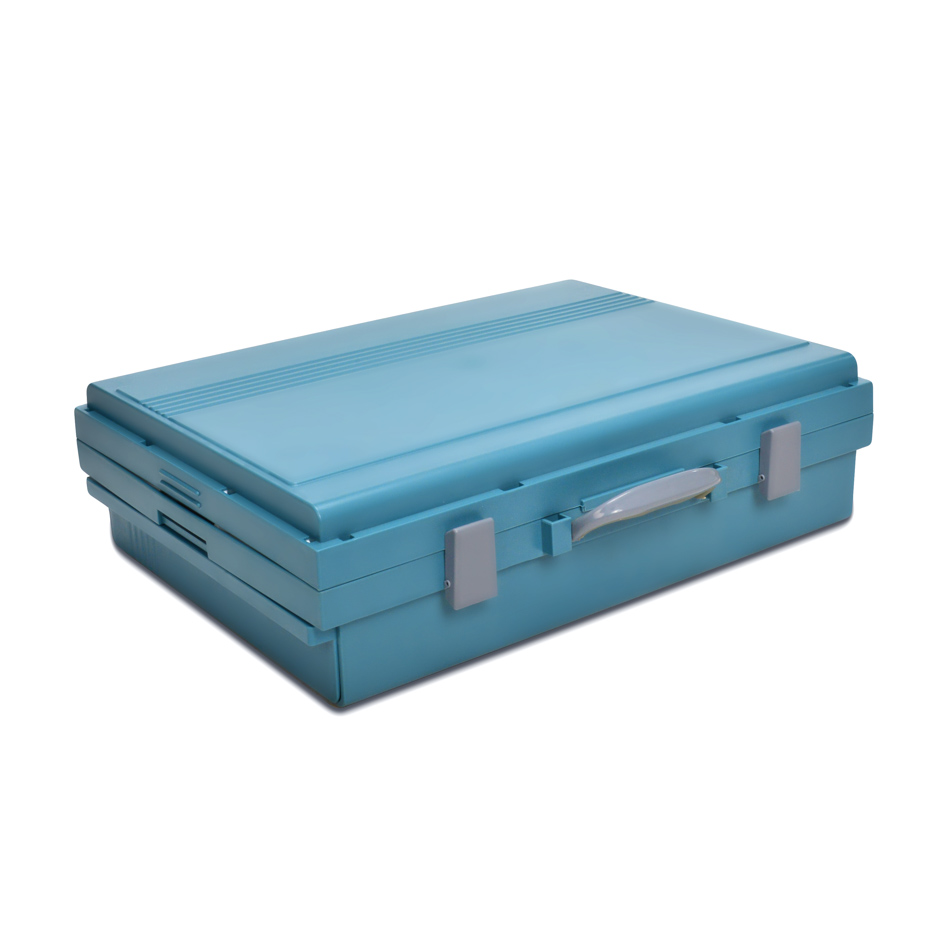 KE WOOW Arenero para gatos portátil. Caja de Arena para Gatos con Pala de Limpieza, Travel Cat Litter, Tamaño grande. Color Rosa y Azul