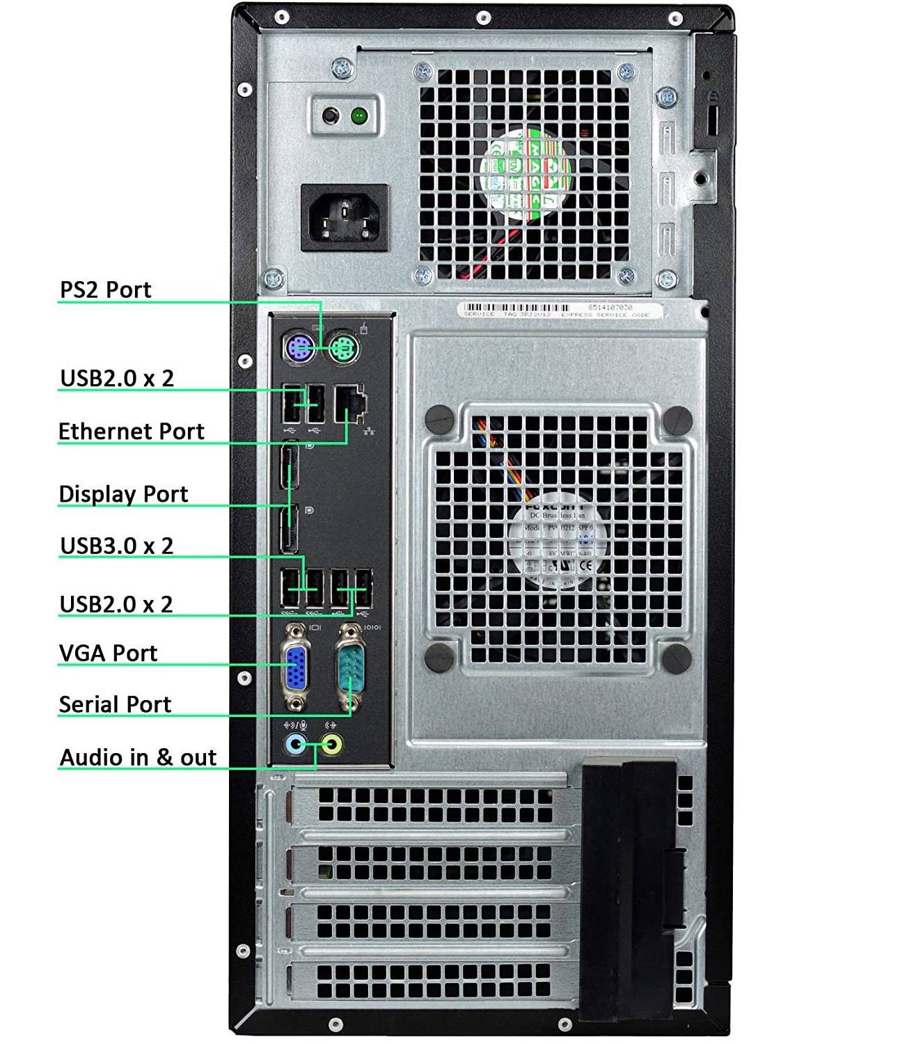 CPU Dell Optiplex 9020 Torre - Intel Core i5 - 8GB RAM -500GB Disco duro-WIFI-Windows 10 PRO- Equipo Clase A, Reacondicionado.