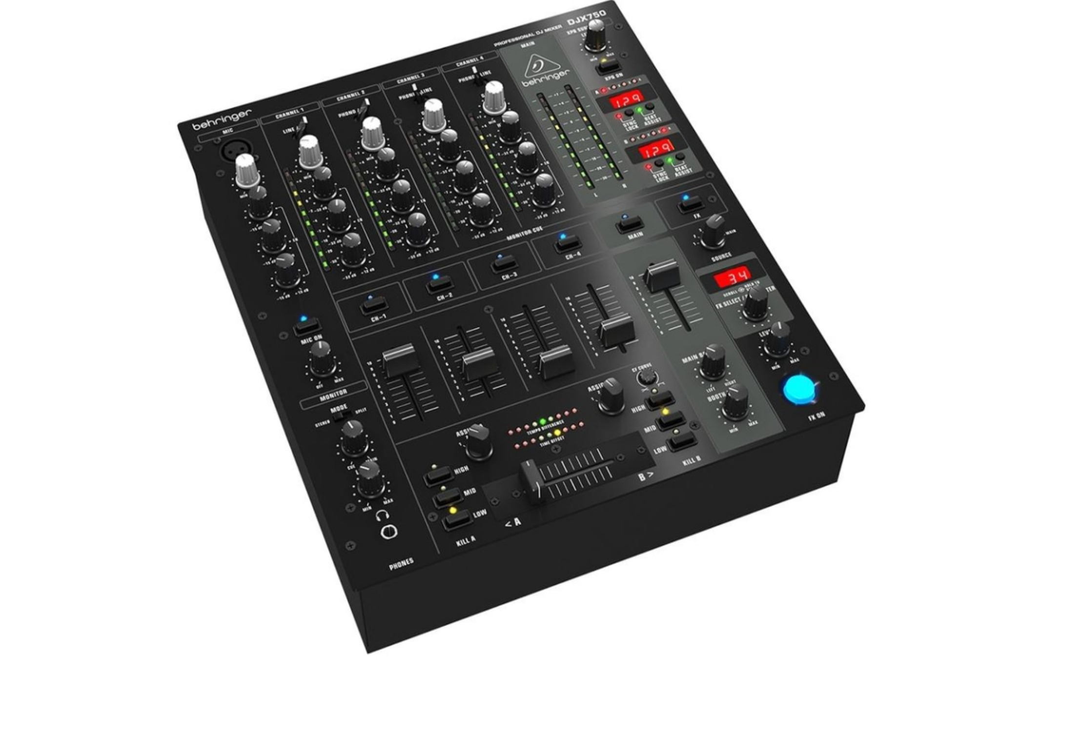 Behringer Mezcladora Profesional Para Dj Modelo Djx750