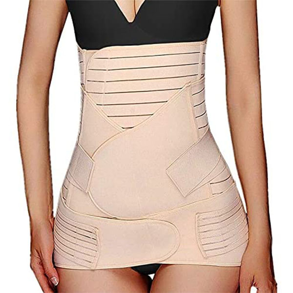 Faja Postparto 3 en 1 Kit de recuperación para  Vientre, Abdomen y Cintura