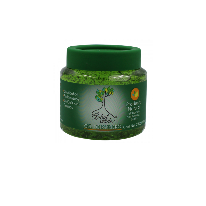 Gel De Romero Para Cabello Arbol Verde 250g 