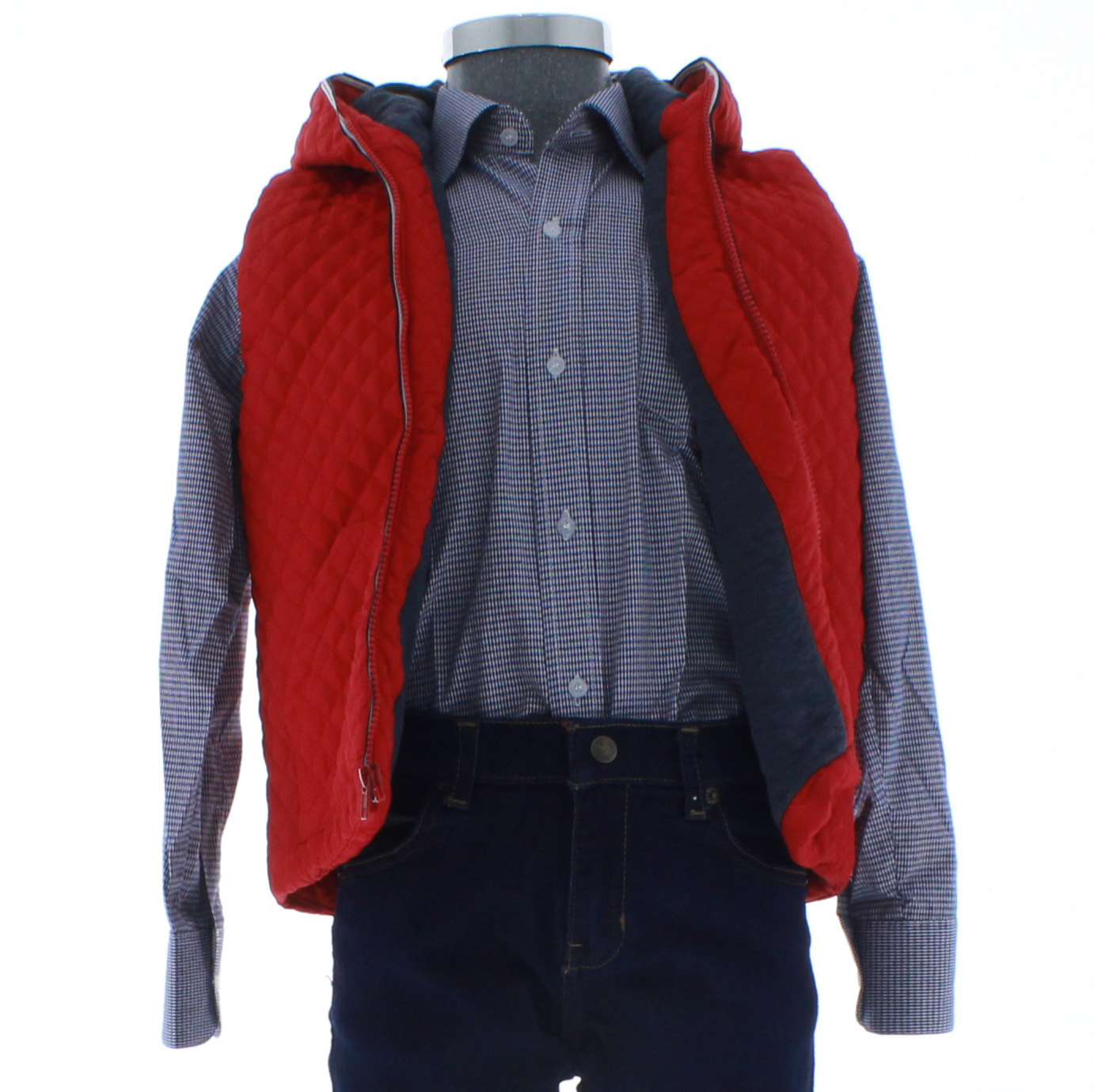 Chaleco Niño Rojo Forrado 2439 6 a 12 Años