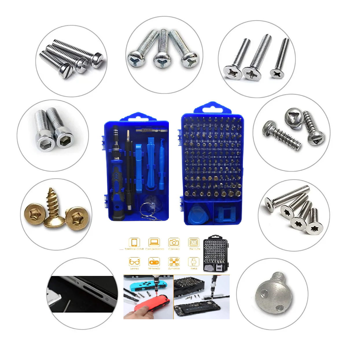 Desarmador Compatible Para Joystick Control Nitendo Switch Ps4 Ps5 Xbox X S