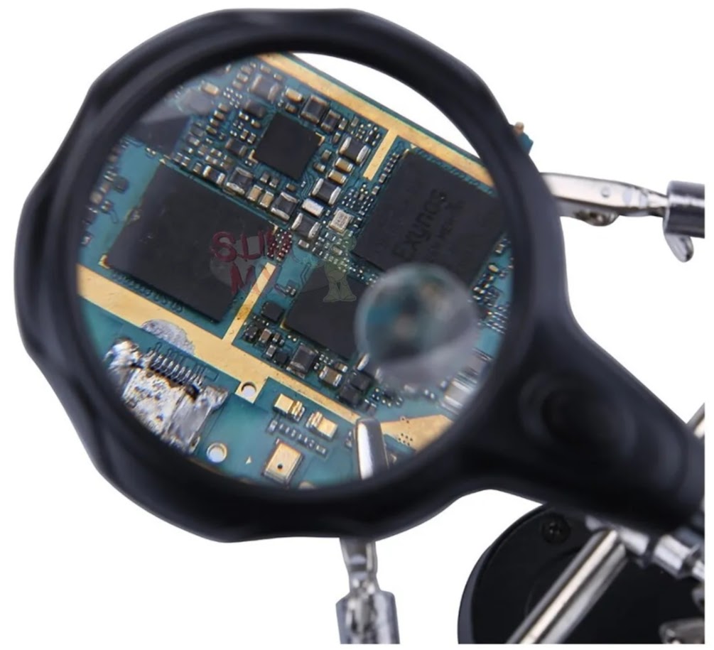 Estación Para Soldar Lupa Con Luz Led Para Electronica y Joyeria.