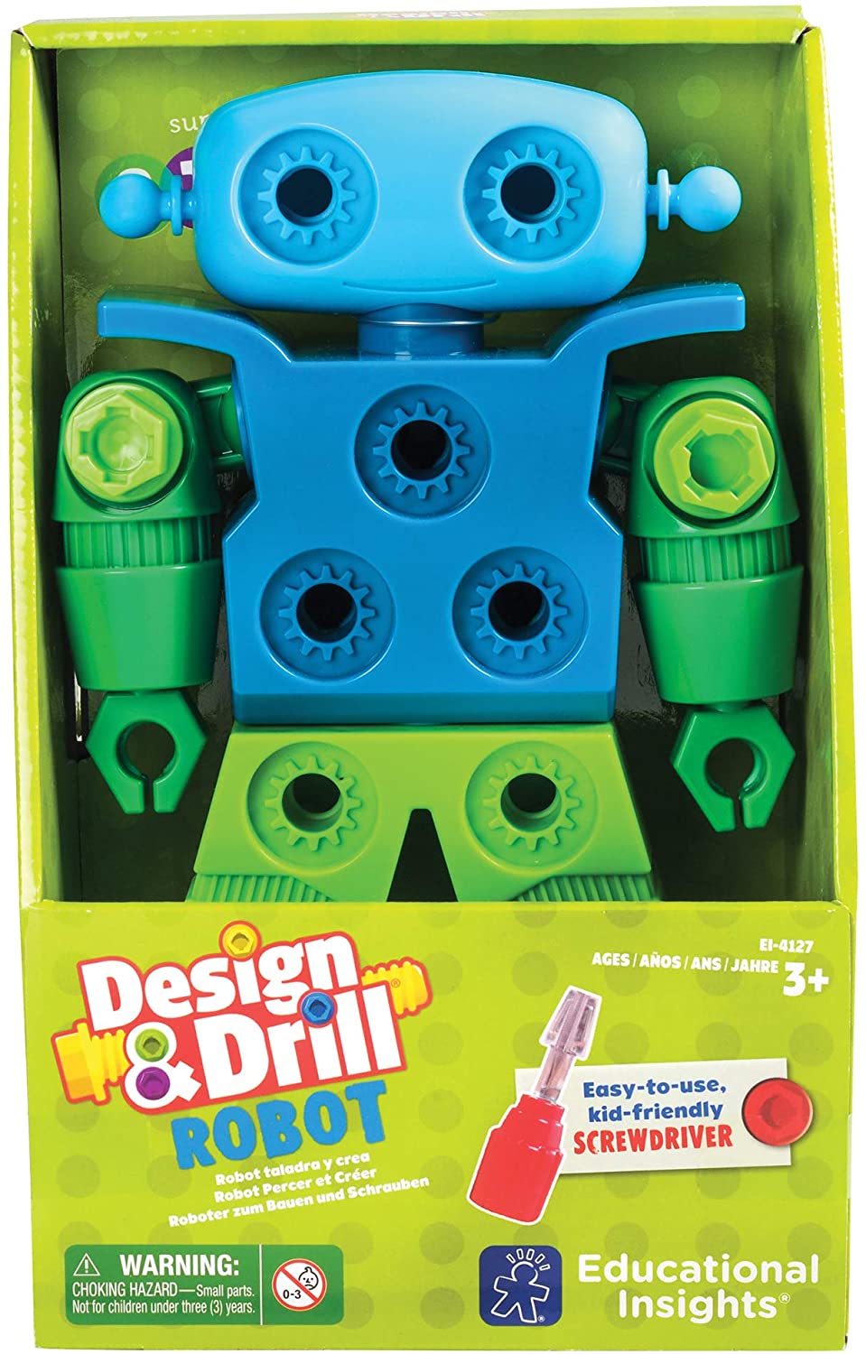 Robot Desing & Drill, Introducción a STEM para niños 3+, Education Insights