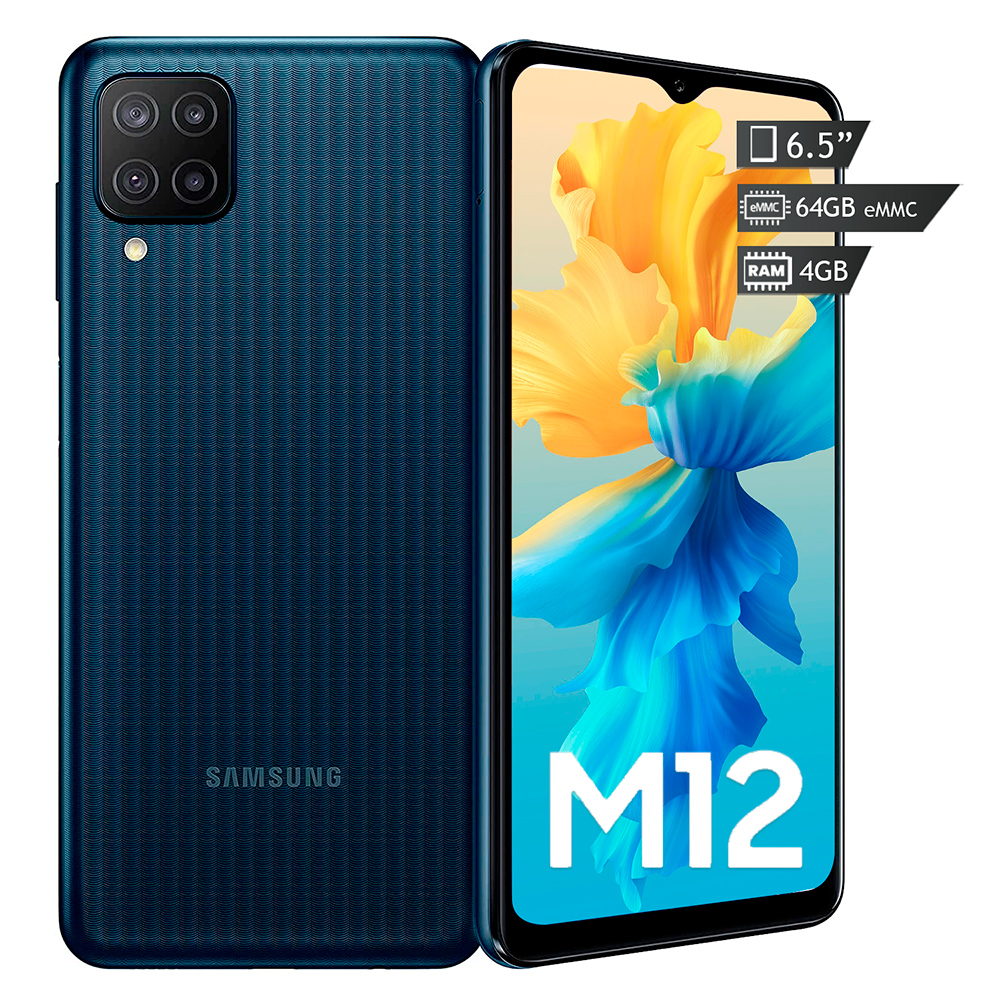 Celular Samsung Galaxy M12 - 64GB 4GB - Negro