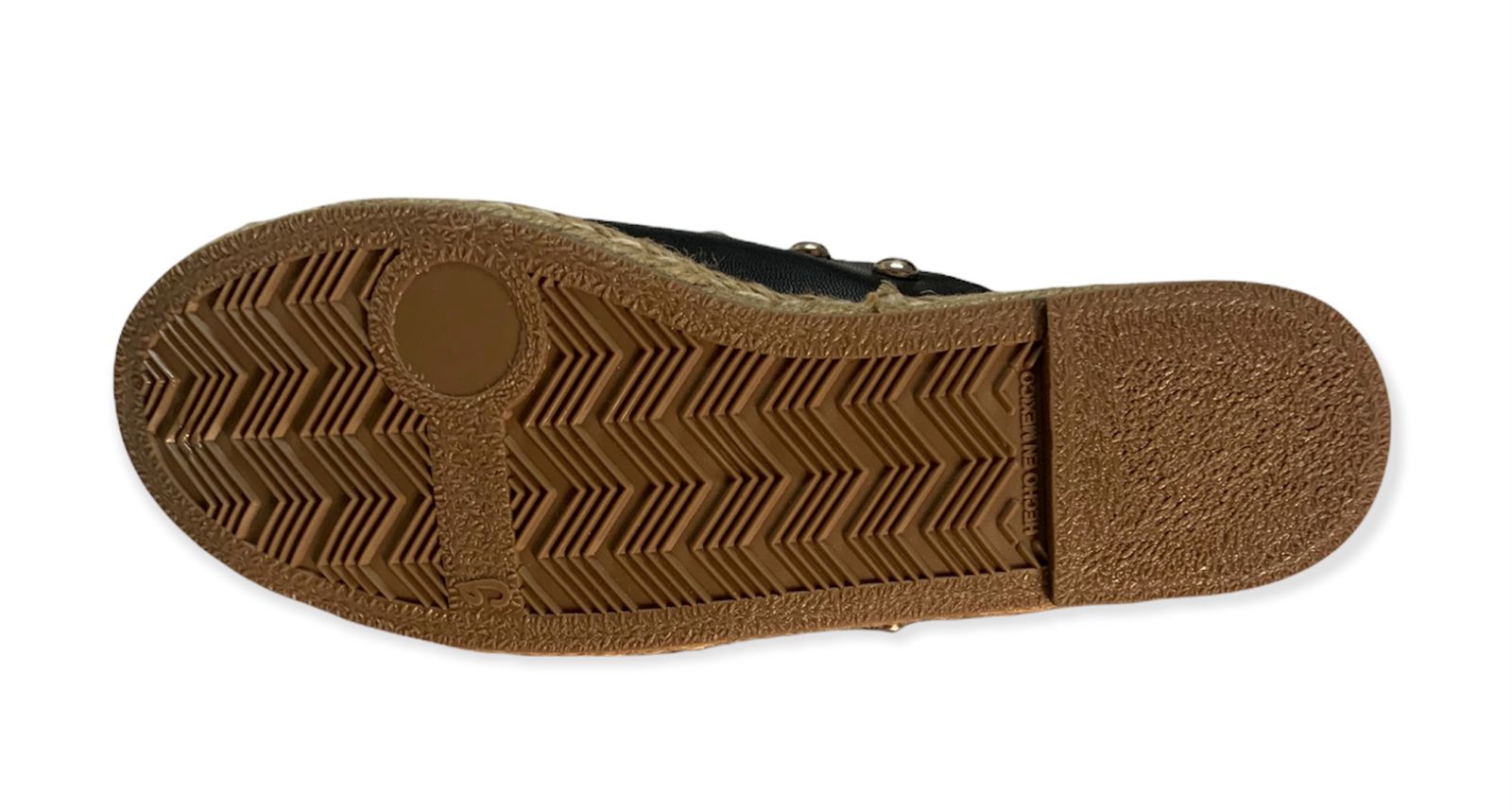 ZAPATOS ZUECOS TIPO MULE NEGROS CON ESTOPEROLES