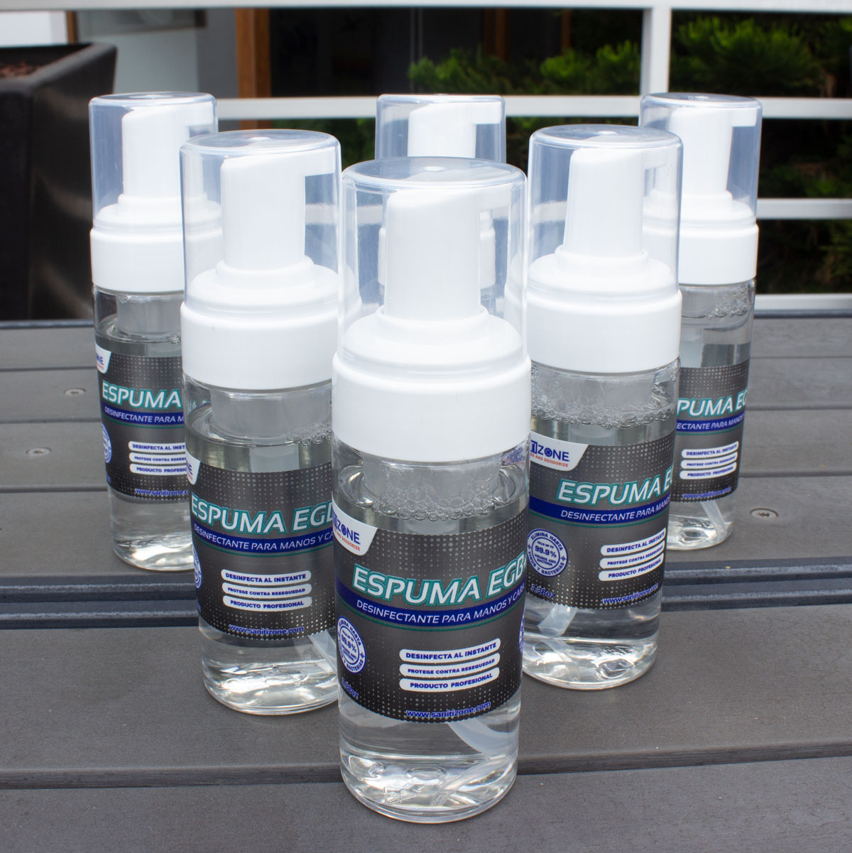 Espuma Desinfectante Para Manos Y Cara Sanitizone® 6 Pz