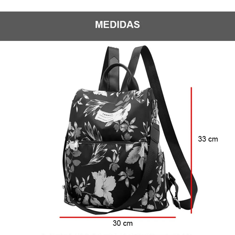 Mochila Mujer Casual Impermeable De Viaje Bolso Pequeño