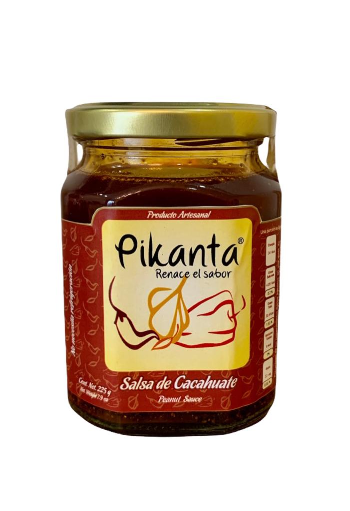 SALSA PIKANTA GOURMET ARTESANAL DE CACAHUATE 250 GR