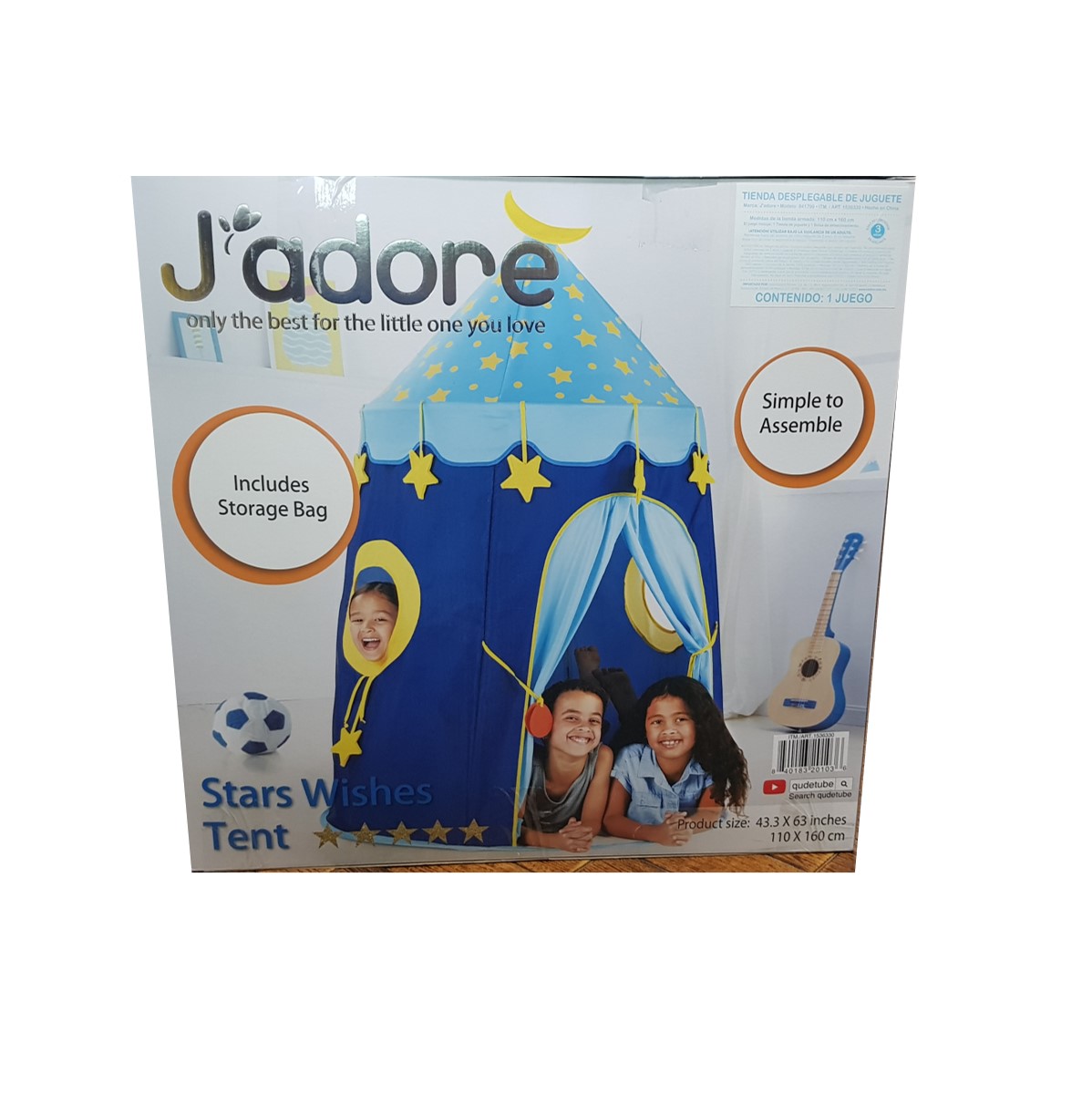 Casita Infantil Tienda Carpa Casa Para Niños Azul Jadore