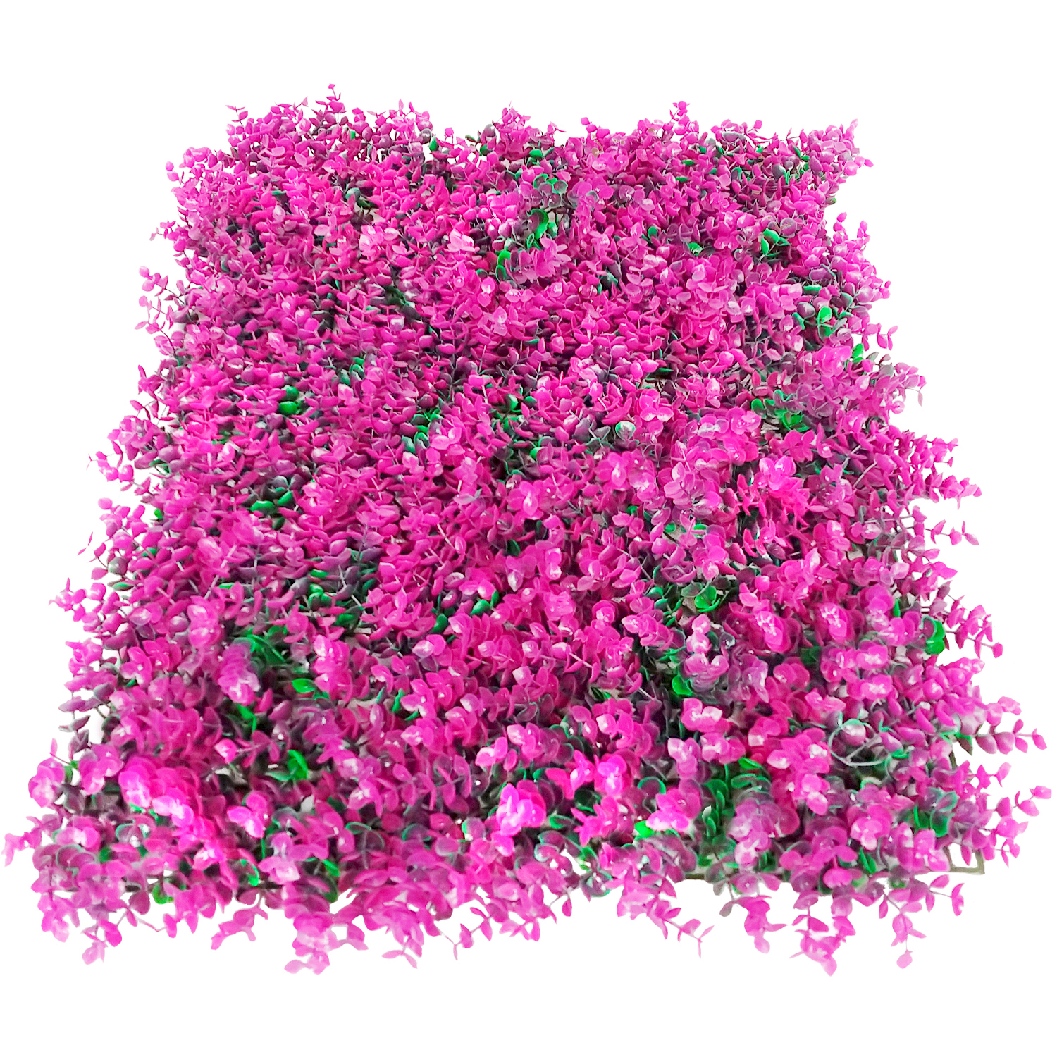 Muro Verde 20 Piezas Follaje Artificial Pared Decorativo 60x40 Pasto Rosa