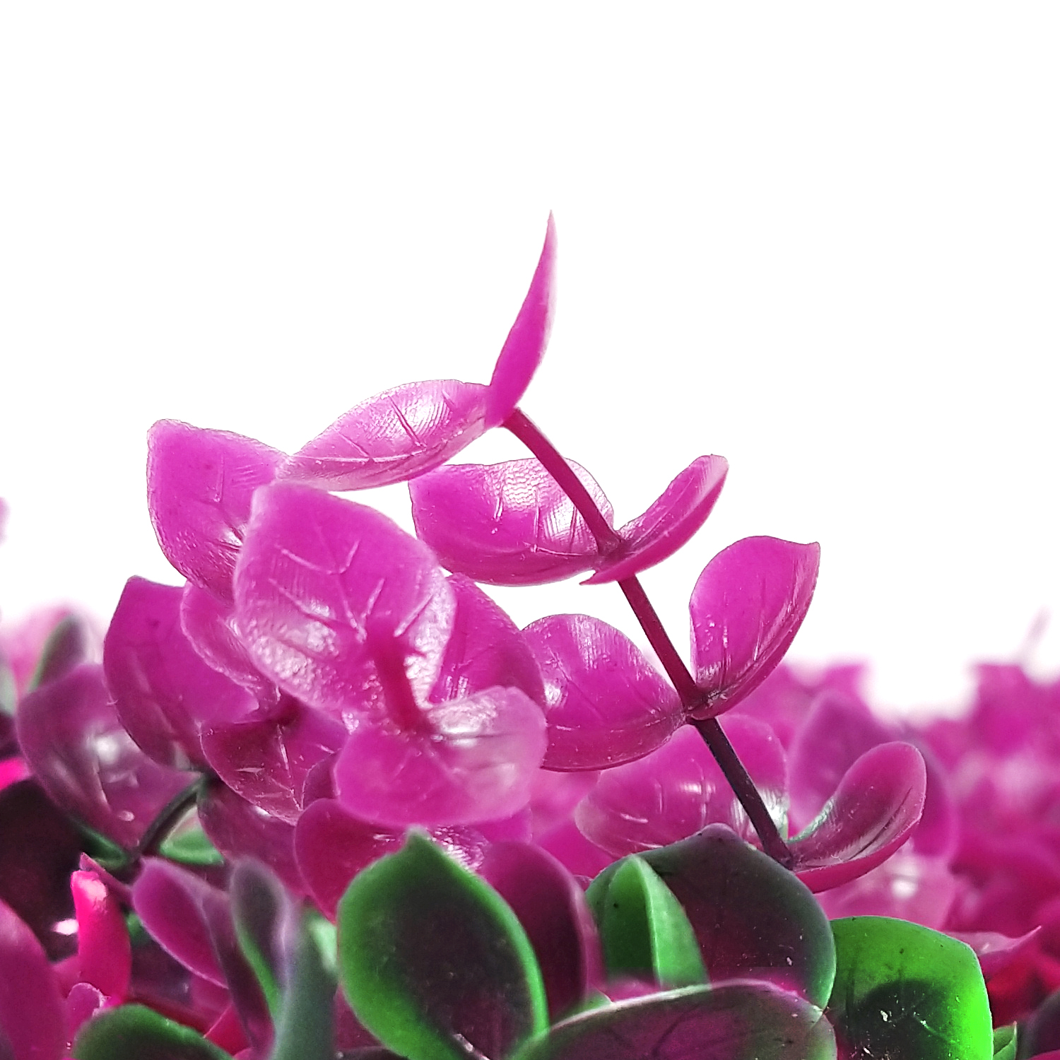 Muro Verde 20 Piezas Follaje Artificial Pared Decorativo 60x40 Pasto Rosa