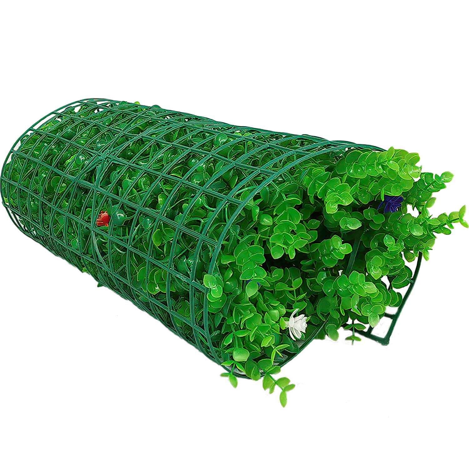 Follaje Artificial 10 Piezas Flores Muro Verde Pared Decorativo 60x40