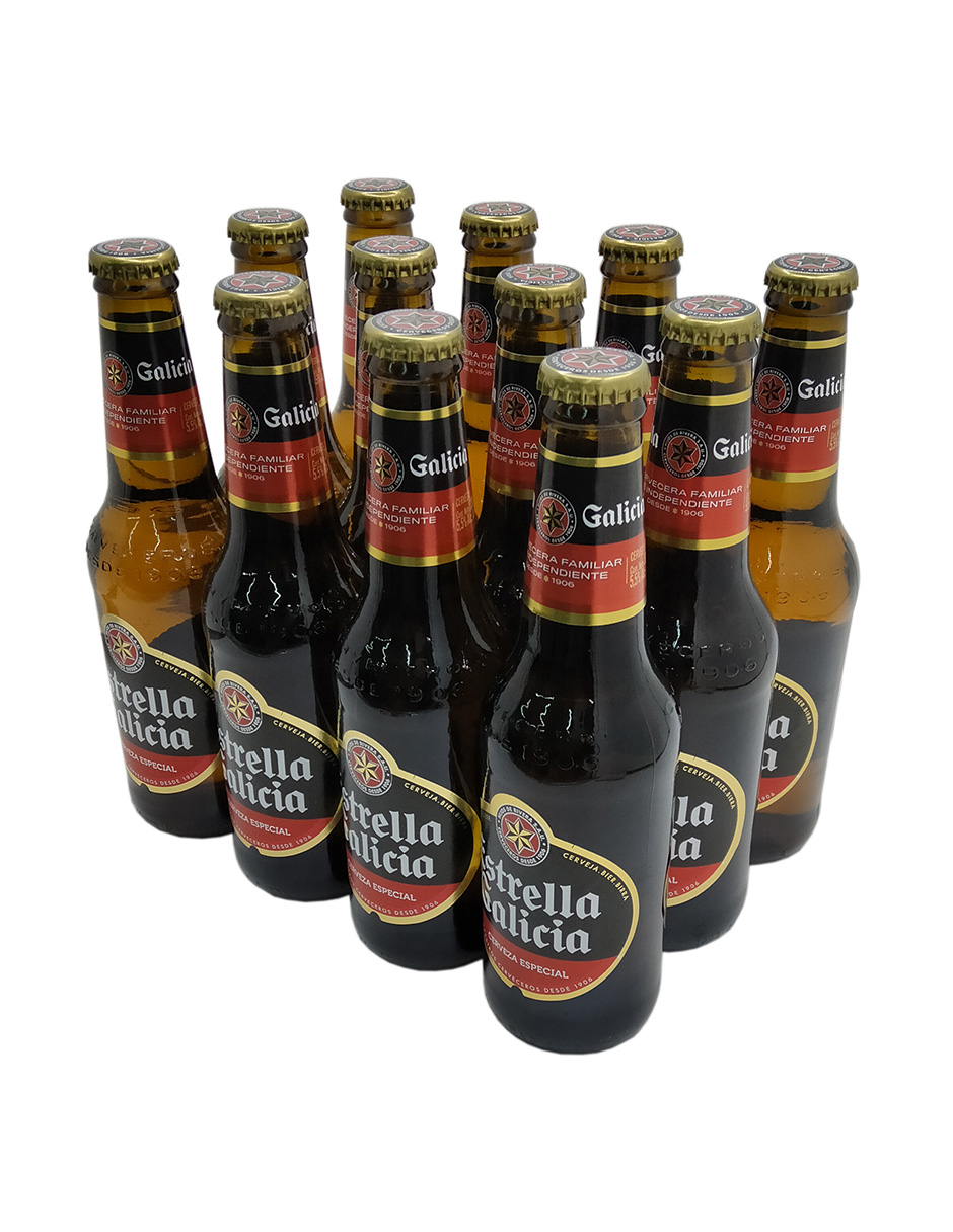 CERVEZA ESPAÑOLA  ESTRELLA GALICIA DOCE / PACK DE 12 330ML C/U