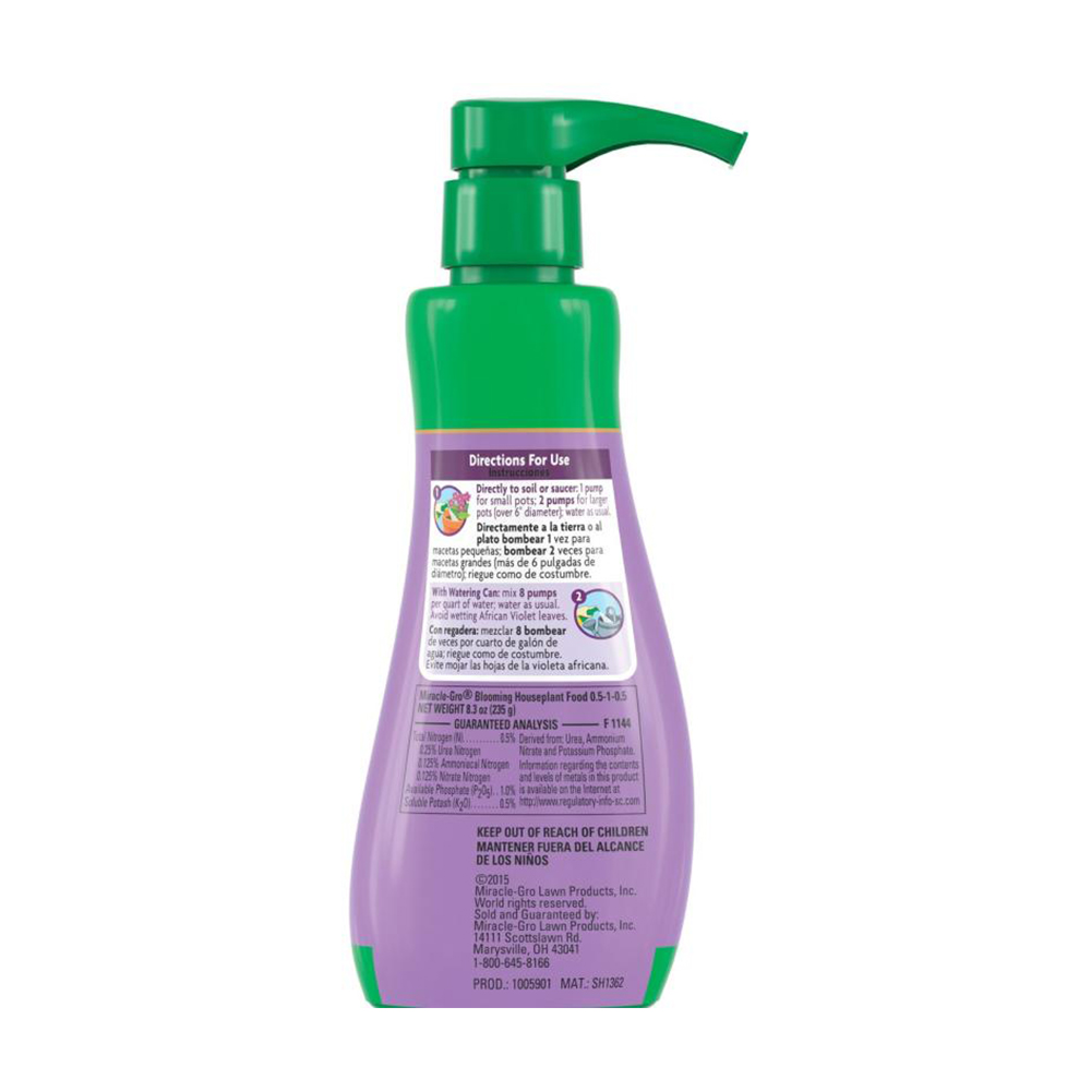 MIRACLE-GRO® FERTILIZANTE PARA VIOLETAS 236 ML