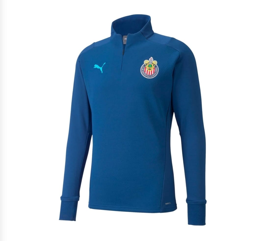 Jacket entrenamiento chivas medio cierre 2021/2022 PUMA azul