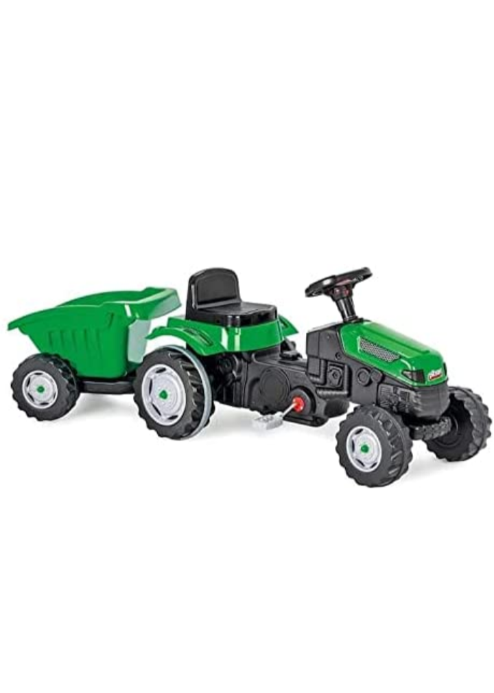 Tractor con discount remolque para niños