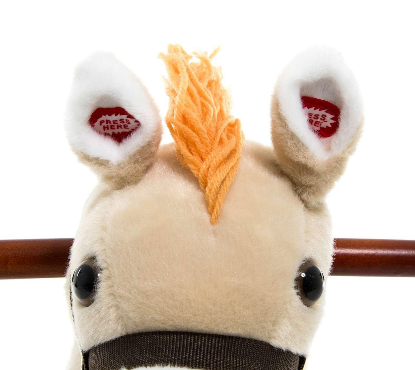 Montable Para Bebés Caballito Niños Mecedora Balancín Sonido Relinchido